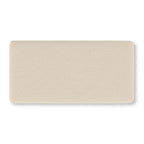 Beige Polka Dot Crib Sheet laid flat in Standard size with small tonal dots on warm beige