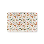 Christmas Polar Bear Crib Sheet laid flat in Mini size with polar bears, reindeer and stockings on cream