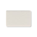 Cream Polka Dot Crib Sheet laid flat in Mini size with small gray dots on cream
