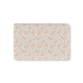 Cream Sheep Heart Crib Sheet laid flat in Mini size with cream sheep and little hearts on cream