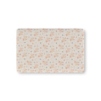 Cream Sheep Heart Crib Sheet laid flat in Mini size with cream sheep and little hearts on cream