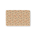 Fall Dachshund Crib Sheet laid flat in Mini size with dachshunds in sweaters, pumpkins and leaves on cream