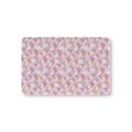 Pink Pumpkin Ghost Crib Sheet laid flat in Mini size with pastel pumpkins and little ghosts on pink