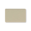 Sage Polka Dot Crib Sheet laid flat in Mini size with white dots on sage