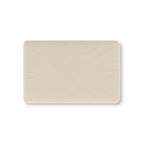 Solid Beige Crib Sheet laid flat in Mini size in a plain warm beige