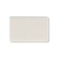 Solid Ivory Crib Sheet laid flat in Mini size in a plain ivory white