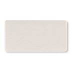 Solid Ivory Crib Sheet laid flat in Standard size in a plain ivory white